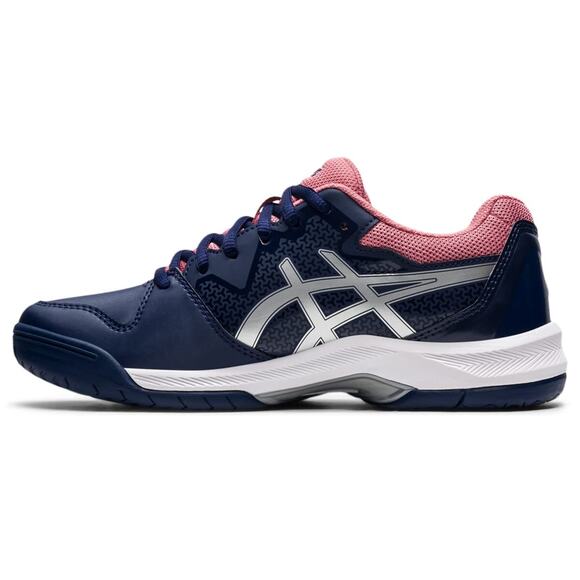 ASICS Women\'s Gel-Dedicate 7 Tennis Shoes, Peacoat/Pure Silver US 8